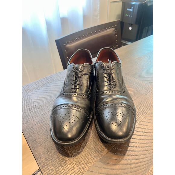 Allen Edmonds black men dress shoes size 15 - Picture 3 of 14